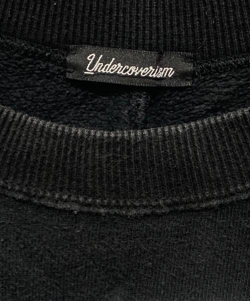 UNDERCOVERISM（アンダーカバーイズム）UNDERCOVERISM (アンダーカバーイズム) 21AW 袖下切替ユガミパッカリング SWEAT ブラック サイズ:3の古着・服飾アイテム