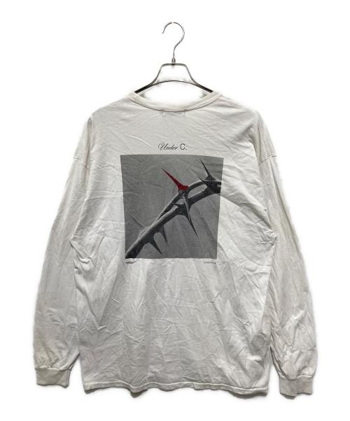 UNDERCOVER（アンダーカバー）UNDERCOVER (アンダーカバー) CAREERING (キャリアリング) コラボプリントTシャツ ホワイト サイズ:XLの古着・服飾アイテム