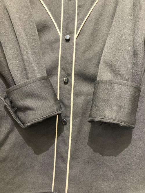 WACKO MARIA（ワコマリア）WACKO MARIA (ワコマリア) WOLFSHEAD (ウルフズヘッド) スパイダーウエスタンウールシャツ/WOLF'S HEAD / WESTERN SHIRT L/S (TYPE-1) ブラック サイズ:Lの古着・服飾アイテム