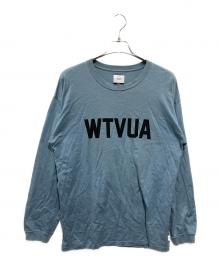 WTAPS（ダブルタップス）の古着「プリントTシャツ」｜スカイブルー