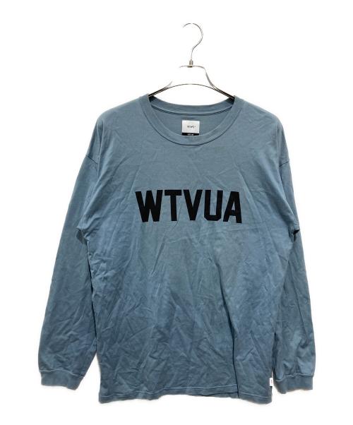 WTAPS（ダブルタップス）WTAPS (ダブルタップス) プリントTシャツ スカイブルー サイズ:4の古着・服飾アイテム