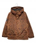 WACKO MARIAワコマリア）の古着「20FW レオパードロゴパッチマウンテンパーカー」｜ブラウン×ブラック