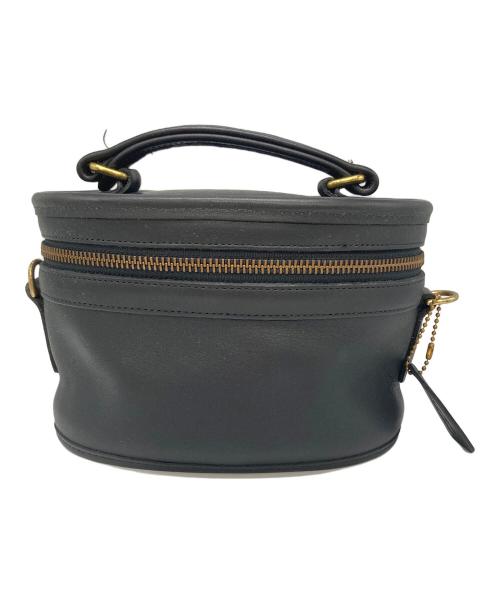 COACH（コーチ）COACH (コーチ) レザーバニティバッグ ブラックの古着・服飾アイテム