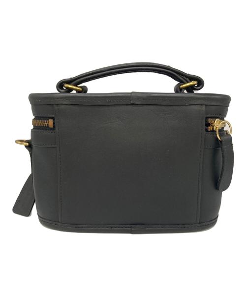 COACH（コーチ）COACH (コーチ) レザーバニティバッグ ブラックの古着・服飾アイテム