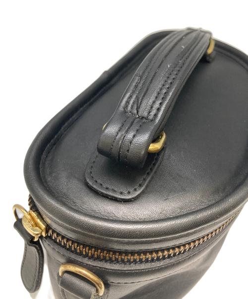 COACH（コーチ）COACH (コーチ) レザーバニティバッグ ブラックの古着・服飾アイテム