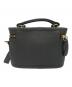 COACH (コーチ) レザーバニティバッグ ブラック：13000円