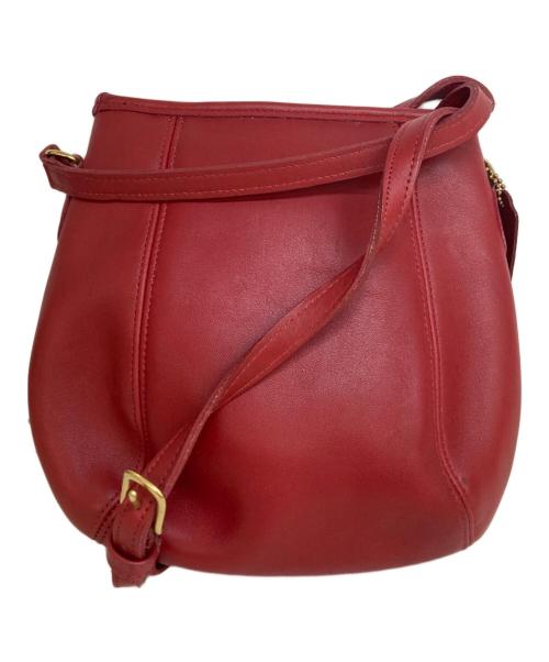 COACH（コーチ）COACH (コーチ) がま口ショルダーバッグ/OLD COACH レッドの古着・服飾アイテム