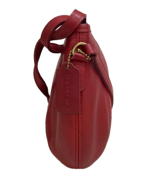COACH（コーチ）COACH (コーチ) がま口ショルダーバッグ/OLD COACH レッドの古着・服飾アイテム