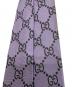中古・古着 GUCCI (グッチ) GG柄ネクタイ パープル サイズ:OneSize：5000円