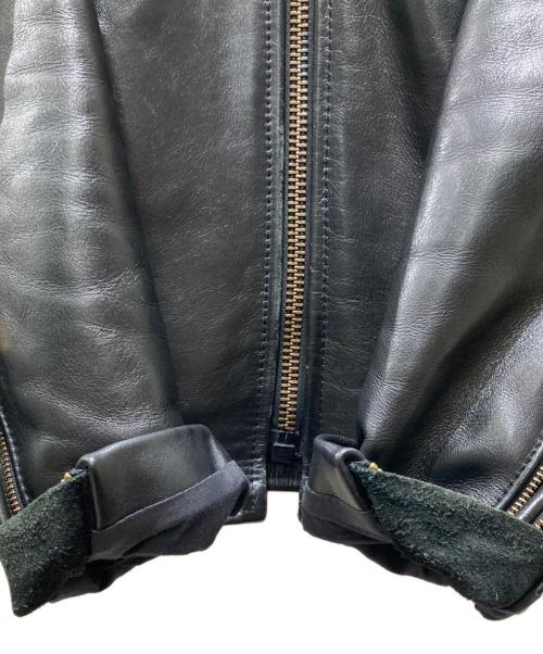 VANSON（バンソン）VANSON (バンソン) シングルライダースジャケット ブラック サイズ:36の古着・服飾アイテム