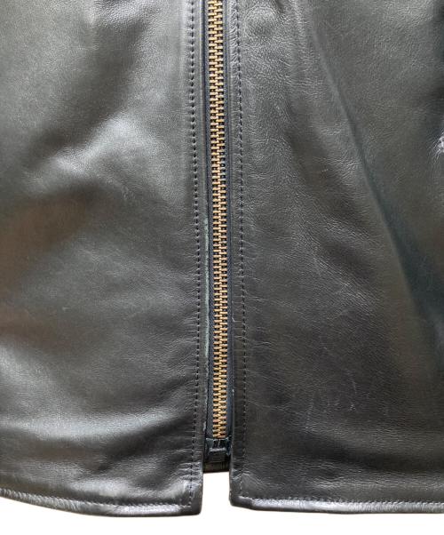 VANSON（バンソン）VANSON (バンソン) シングルライダースジャケット ブラック サイズ:36の古着・服飾アイテム