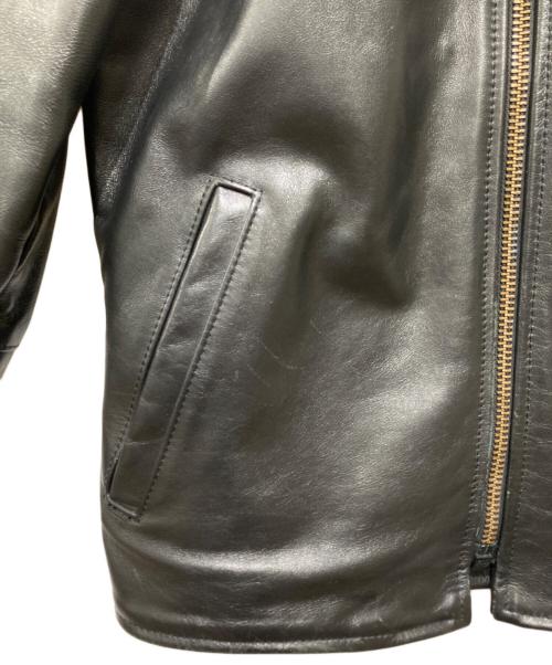 VANSON（バンソン）VANSON (バンソン) シングルライダースジャケット ブラック サイズ:36の古着・服飾アイテム
