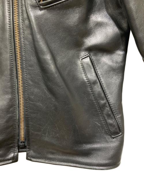 VANSON（バンソン）VANSON (バンソン) シングルライダースジャケット ブラック サイズ:36の古着・服飾アイテム
