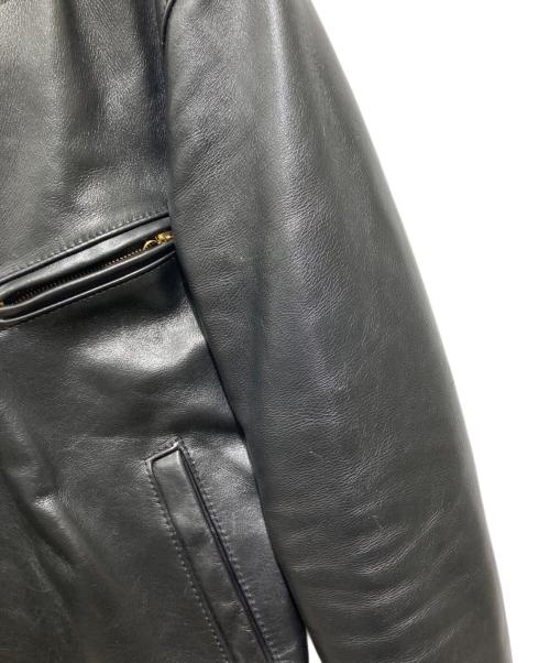 VANSON（バンソン）VANSON (バンソン) シングルライダースジャケット ブラック サイズ:36の古着・服飾アイテム