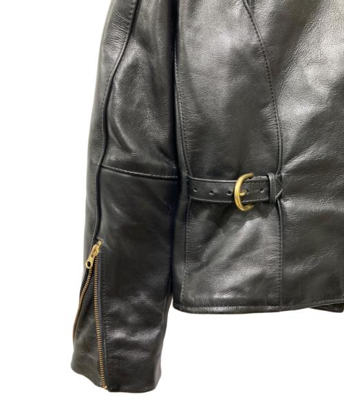 VANSON（バンソン）VANSON (バンソン) シングルライダースジャケット ブラック サイズ:36の古着・服飾アイテム
