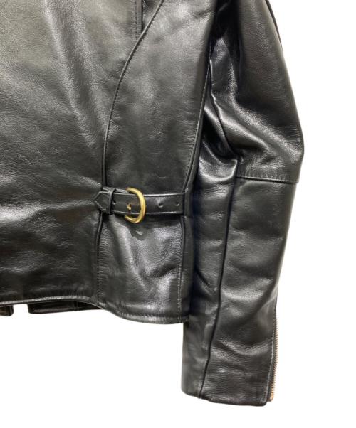 VANSON（バンソン）VANSON (バンソン) シングルライダースジャケット ブラック サイズ:36の古着・服飾アイテム