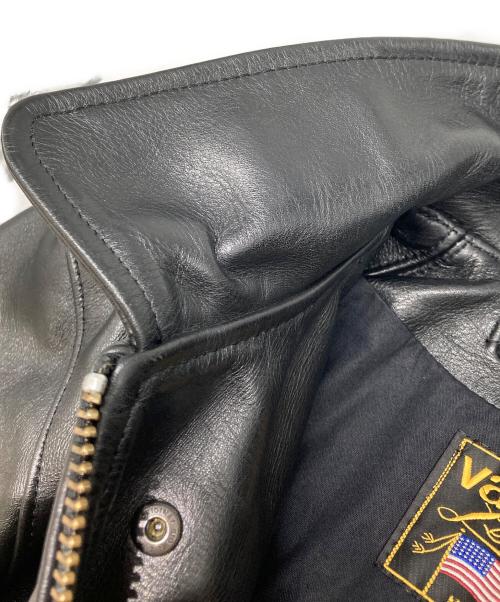 VANSON（バンソン）VANSON (バンソン) シングルライダースジャケット ブラック サイズ:36の古着・服飾アイテム