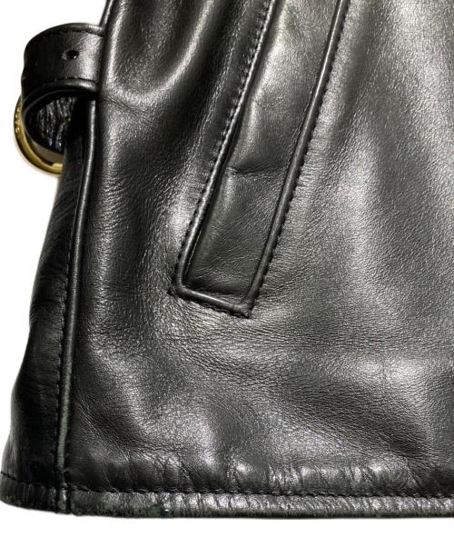 VANSON（バンソン）VANSON (バンソン) シングルライダースジャケット ブラック サイズ:36の古着・服飾アイテム