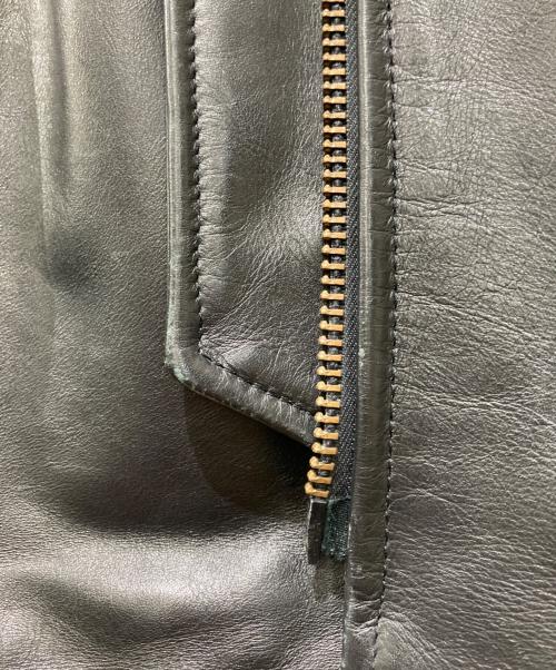 VANSON（バンソン）VANSON (バンソン) シングルライダースジャケット ブラック サイズ:36の古着・服飾アイテム