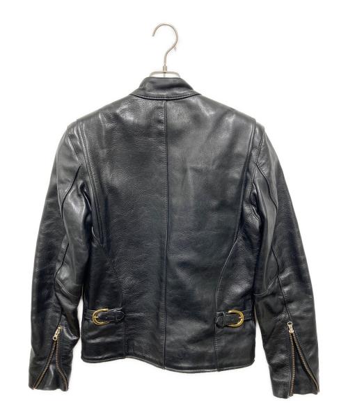 VANSON（バンソン）VANSON (バンソン) ライナー付シングルライダースジャケット ブラック サイズ:36の古着・服飾アイテム