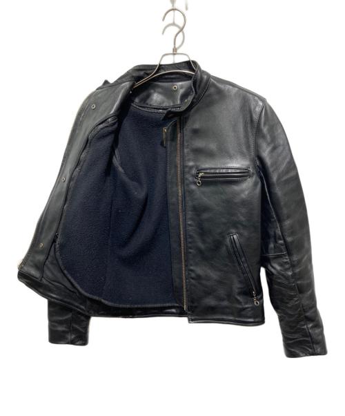 VANSON（バンソン）VANSON (バンソン) ライナー付シングルライダースジャケット ブラック サイズ:36の古着・服飾アイテム