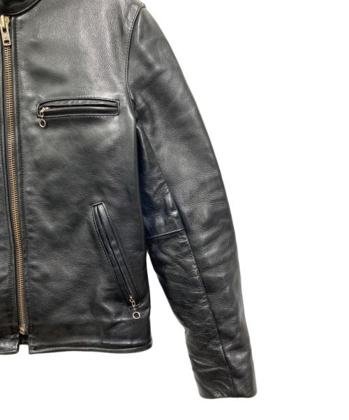 VANSON（バンソン）VANSON (バンソン) ライナー付シングルライダースジャケット ブラック サイズ:36の古着・服飾アイテム