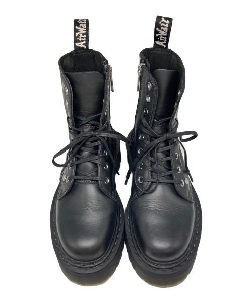Dr.Martens（ドクターマーチン）Dr.Martens (ドクターマーチン) ホワイトダブルステッチ 8 ホール ブーツ ブラック サイズ:UK4の古着・服飾アイテム