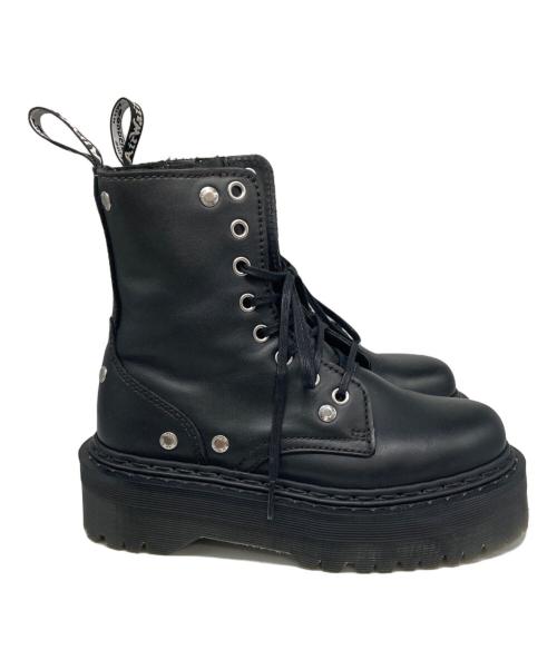 Dr.Martens（ドクターマーチン）Dr.Martens (ドクターマーチン) ホワイトダブルステッチ 8 ホール ブーツ ブラック サイズ:UK4の古着・服飾アイテム