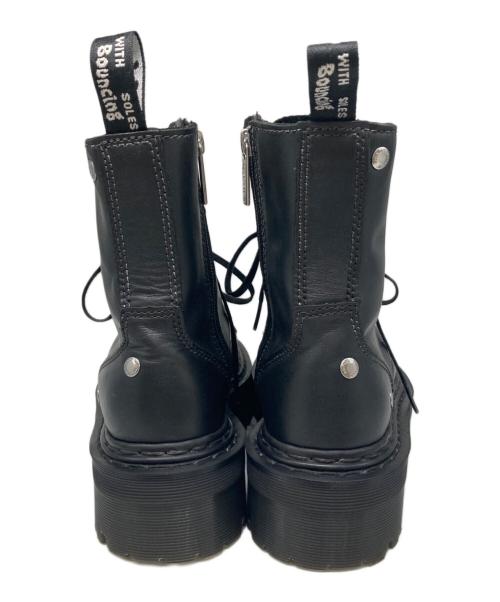 Dr.Martens（ドクターマーチン）Dr.Martens (ドクターマーチン) ホワイトダブルステッチ 8 ホール ブーツ ブラック サイズ:UK4の古着・服飾アイテム