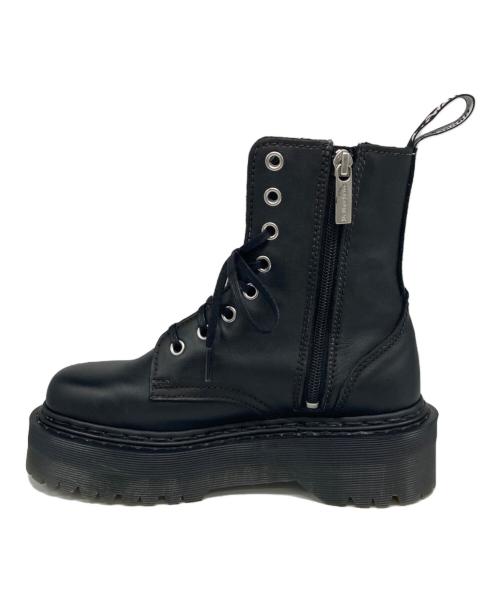 Dr.Martens（ドクターマーチン）Dr.Martens (ドクターマーチン) ホワイトダブルステッチ 8 ホール ブーツ ブラック サイズ:UK4の古着・服飾アイテム