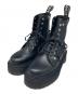 Dr.Martens（ドクターマーチン）の古着「ホワイトダブルステッチ 8 ホール ブーツ」｜ブラック