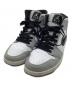 NIKE（ナイキ）の古着「Air Jordan 1 Mid / ハイカットスニーカー」｜ホワイト×グレー