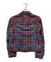 JUNYA WATANABE CDG denim (ジュンヤワタナベ コムデギャルソン デニム) タータンチェックウールシャツジャケット レッド×ブルー サイズ:Ｓ：15000円
