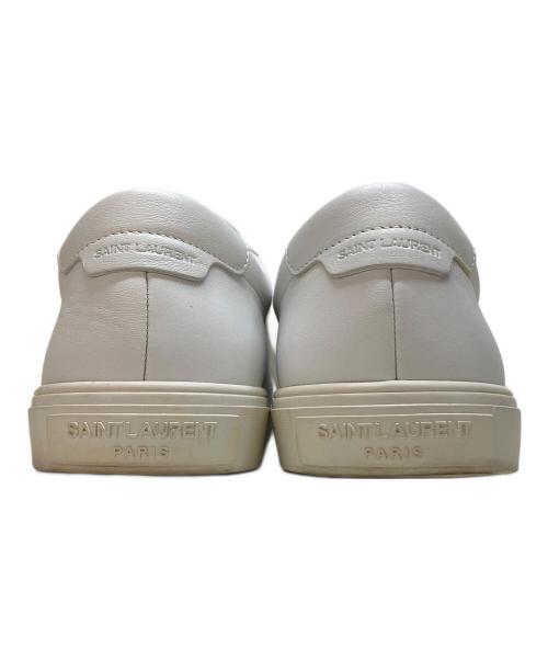 Saint Laurent Paris（サンローランパリ）Saint Laurent Paris (サンローランパリ) ANDY / ローカットスニーカー ホワイト サイズ:41の古着・服飾アイテム