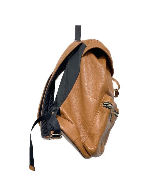 COACH（コーチ）COACH (コーチ) レザーバックパック キャメルの古着・服飾アイテム
