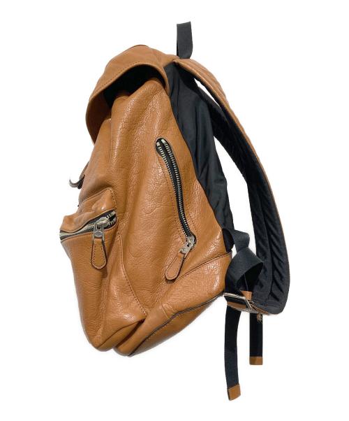 COACH（コーチ）COACH (コーチ) レザーバックパック キャメルの古着・服飾アイテム
