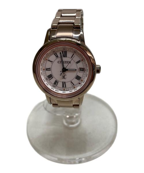 CITIZEN（シチズン）CITIZEN (シチズン) XC ハッピーフライト リストウォッチ ベージュ×ピンクの古着・服飾アイテム