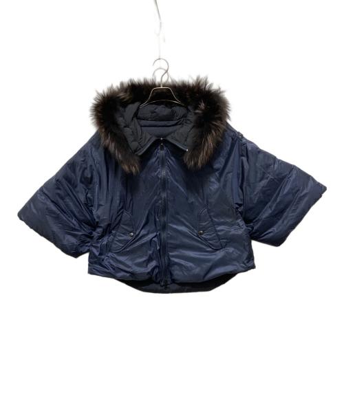 TATRAS（タトラス）TATRAS (タトラス) MALE リバーシブルダウンポンチョ ネイビー サイズ:02の古着・服飾アイテム