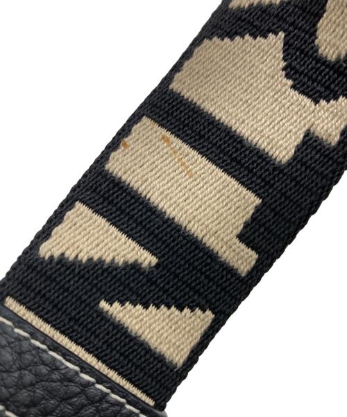 STELLA McCARTNEY（ステラマッカートニー）STELLA McCARTNEY (ステラマッカートニー) パンチングロゴデザインショルダーバッグ ブラック サイズ:OneSizeの古着・服飾アイテム