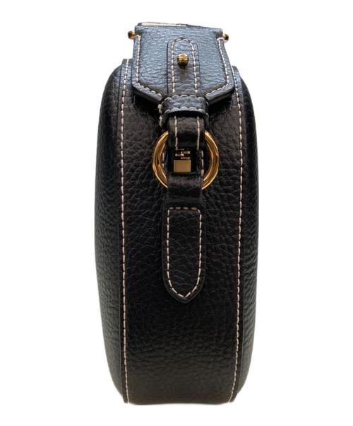 STELLA McCARTNEY（ステラマッカートニー）STELLA McCARTNEY (ステラマッカートニー) パンチングロゴデザインショルダーバッグ ブラック サイズ:OneSizeの古着・服飾アイテム