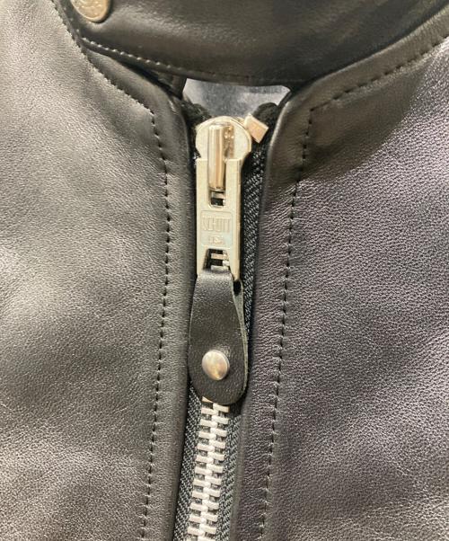 Schott（ショット）Schott (ショット) 70S SINGLE RIDERS JACKET / ライダースジャケット ブラック サイズ:Mの古着・服飾アイテム