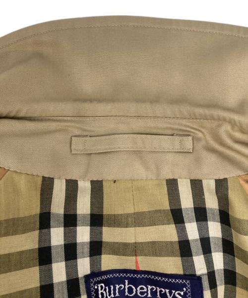Burberry's（バーバリーズ）Burberry's (バーバリーズ) ノバチェックトレンチコート ブラウン サイズ:44の古着・服飾アイテム