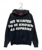SUPREMEシュプリーム）の古着「20ss プリントパーカー / 20SS Known As Hooded Sweatshirt」｜ブラック
