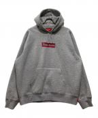 SUPREMEシュプリーム）の古着「23ss Inside Out Box Logo Hooded Sweatshirt / インサイドアウトボックスロゴパーカー」｜グレー