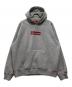 SUPREME（シュプリーム）の古着「23ss Inside Out Box Logo Hooded Sweatshirt / インサイドアウトボックスロゴパーカー」｜グレー
