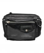 Schottショット）の古着「RIDERS BODY BAG」｜ブラック