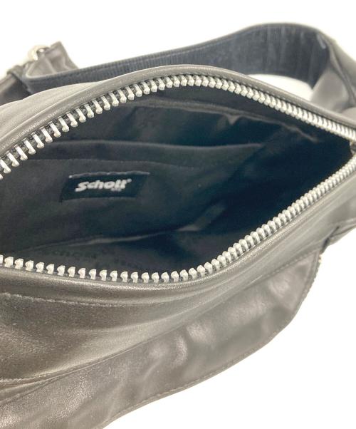 Schott（ショット）Schott (ショット) RIDERS BODY BAG ブラックの古着・服飾アイテム
