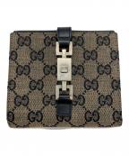GUCCIグッチ）の古着「2つ折り財布」｜ブラウン