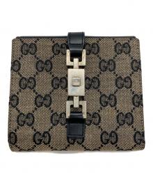 GUCCI（グッチ）の古着「2つ折り財布」｜ブラウン
