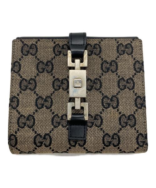 GUCCI（グッチ）GUCCI (グッチ) 2つ折り財布 ブラウン サイズ:OneSizeの古着・服飾アイテム